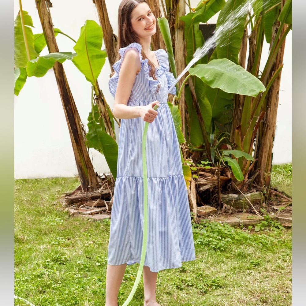 Italian pinstripe dress NWOT